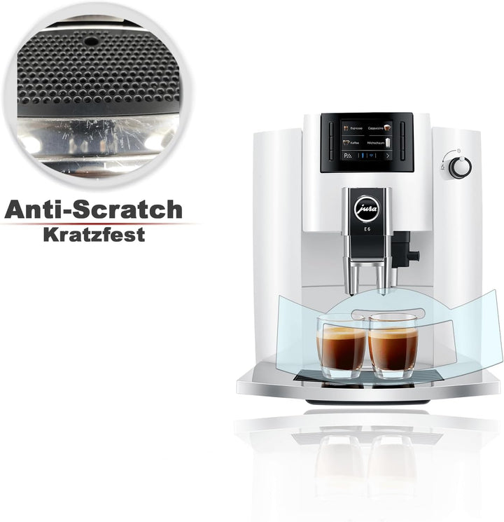 Abtropfblech Kratzschutz Schutzfolie geeeignet für Jura E-Line - E6 - EB 2019+, Abtropfblech