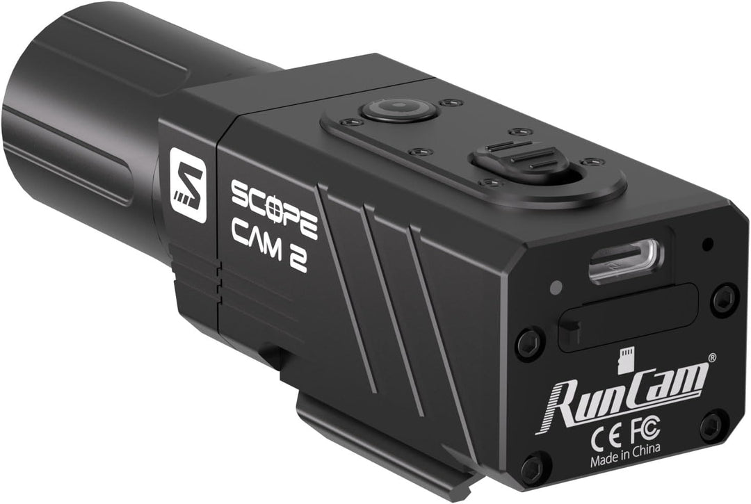 RunCam ScopeCam 2S Airsoft Action-Kamera, 210 min Akkulaufzeit, Voraufnahme, WLAN-App-Steuerung, IP6