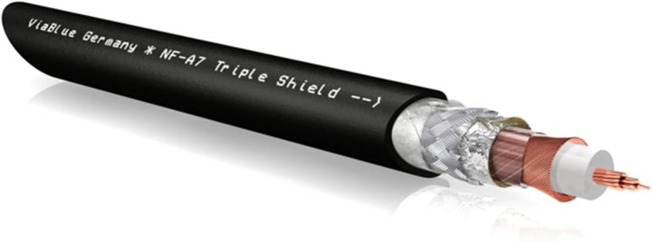 VIABLUE NF-A7 Triple Shield Cinchkabel * Analogkabel * Audiokabel * 3-Fach Abschirmung * OFC Litzen