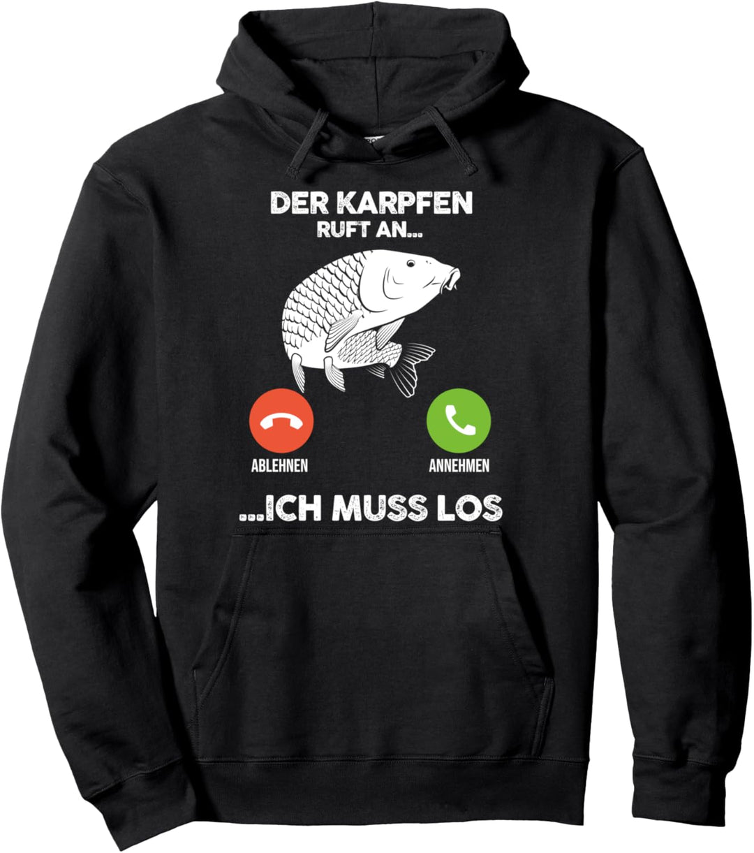 Angeln Angeln Karpfenfischer Pullover Hoodie