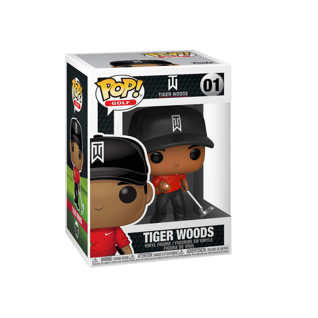 Funko Pop! Golf: Tiger Woods - (Red Shirt) - Vinyl-Sammelfigur - Geschenkidee - Offizielle Handelswa
