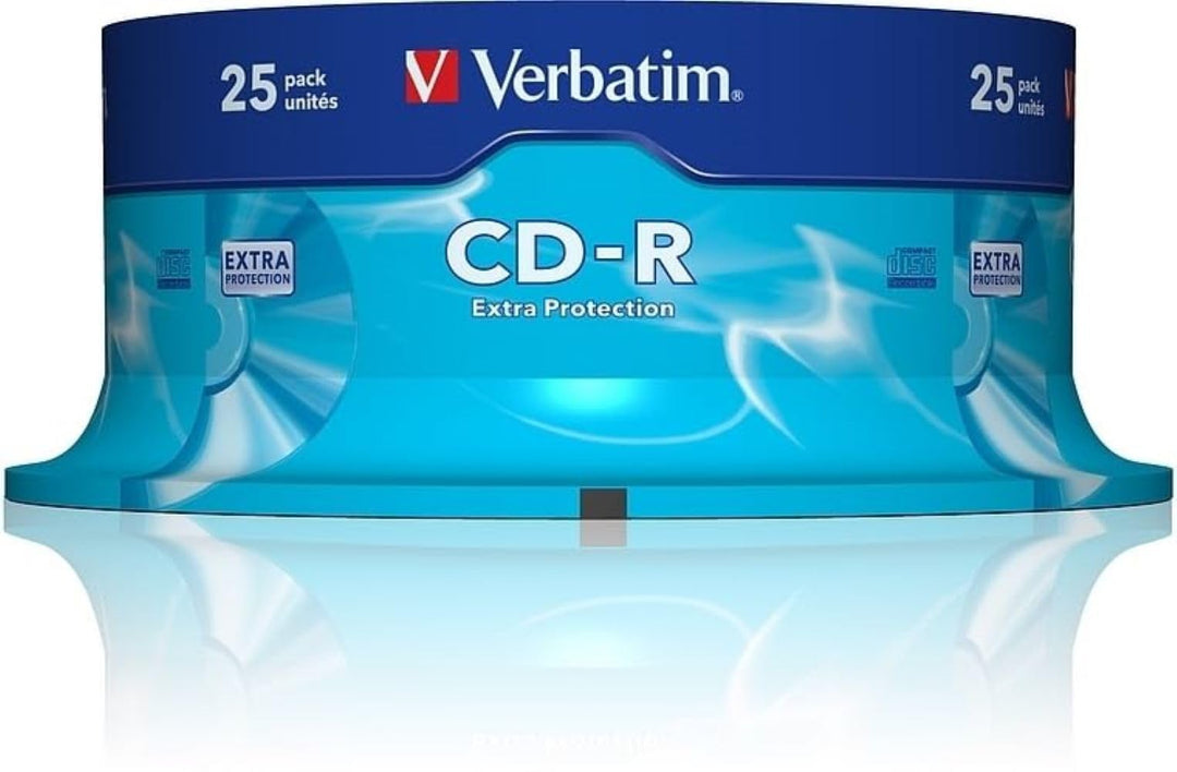 Verbatim CD-R Extra Protection, CD-Rohlinge mit 700 MB Datenspeicher, ideal für Foto- und Video-Aufn