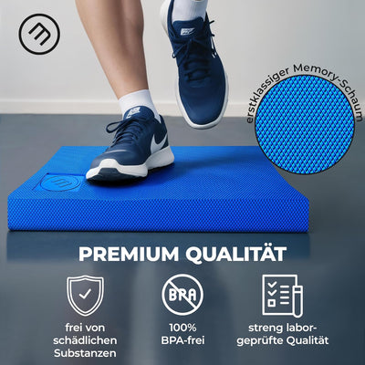 Balance Pad Kissen Balancekissen Balanceboard Balancepad Set XL + Trainings-eBook | Ballsitzkissen B