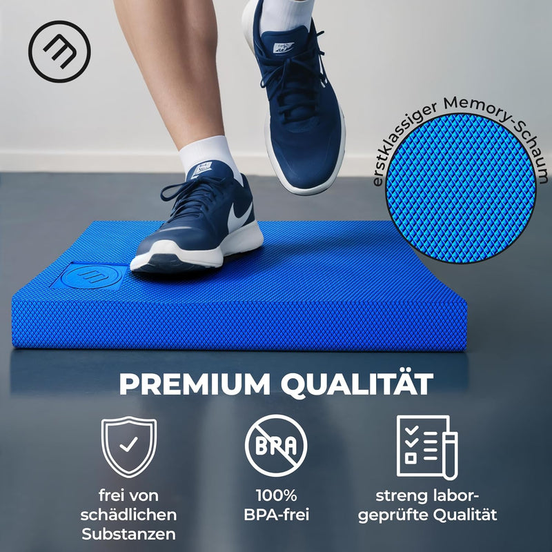 Balance Pad Kissen Balancekissen Balanceboard Balancepad Set XL + Trainings-eBook | Ballsitzkissen B