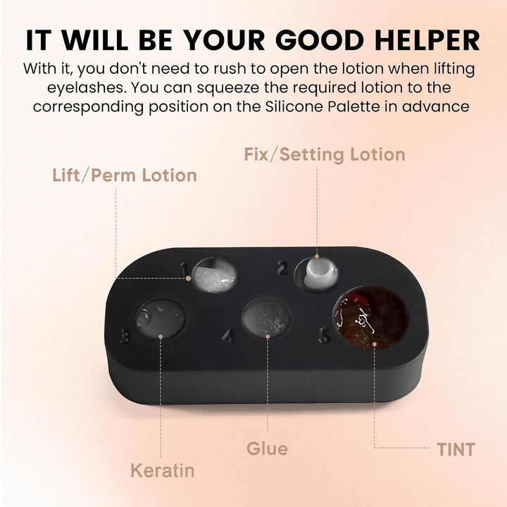 Libeauty Wimpernlifting Set mit Farbe Schwarz, Wimpernlifting Kit mit Lash Lift Balm, Wimpern Färben