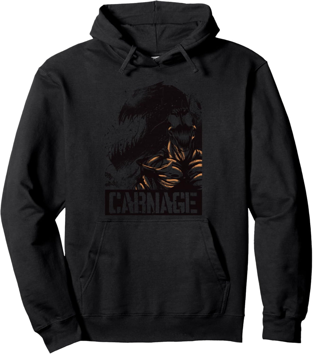Marvel Carnage Shadow Comic Silhouette Poster Pullover Hoodie