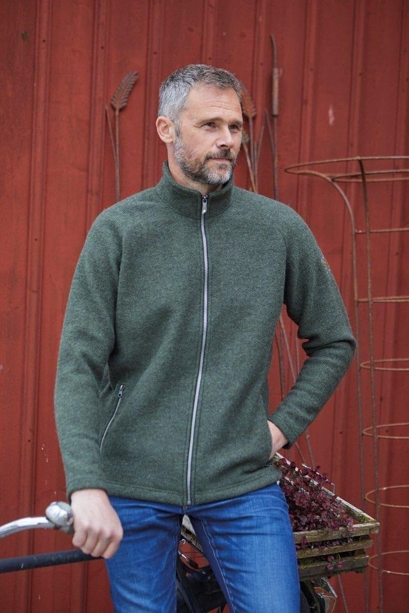 Ivanhoe of Sweden Danny Full Zip, S Loden Green