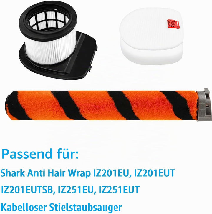 Filter Bürste Zubehör Set für Shark IZ201EU IZ201EUT IZ201EUTSB IZ201 IZ251EU IZ251EUT IZ251 Akku St