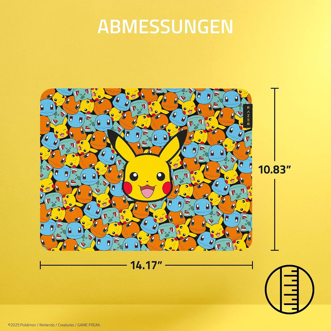Razer Gigantus V2 Pokémon Edition - Weiche Gaming-Mausmatte für Geschwindigkeit und Kontrolle - Mikr