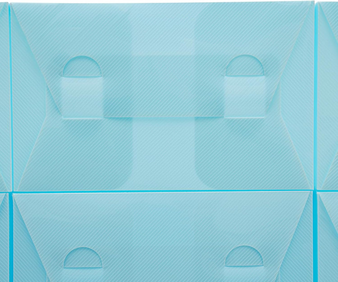Schuhboxen 24 Pack Schuhkartons, Stapelbar Schuhboxen, Faltbares Schuhaufbewahrung Transparent Schuh