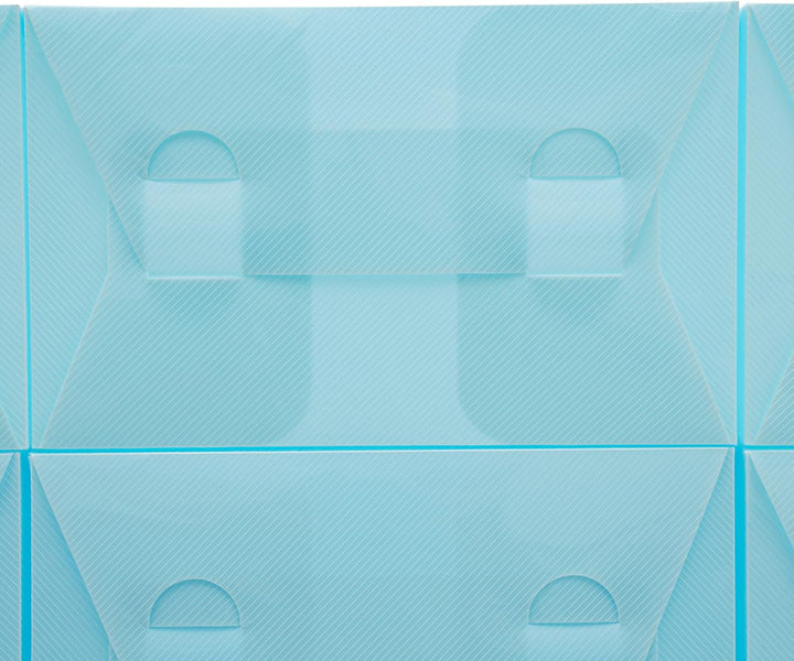Schuhboxen 24 Pack Schuhkartons, Stapelbar Schuhboxen, Faltbares Schuhaufbewahrung Transparent Schuh