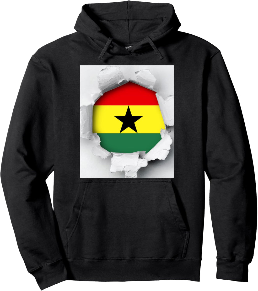 Ghana Flagge Geschenk Pullover Hoodie