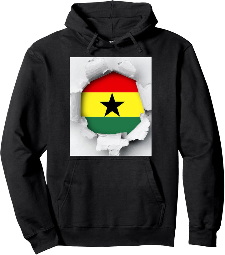 Ghana Flagge Geschenk Pullover Hoodie