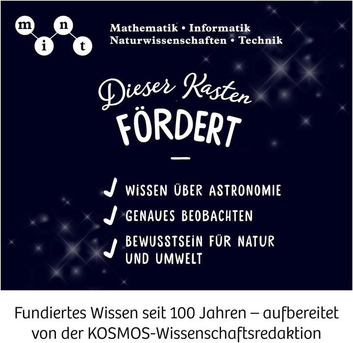 KOSMOS 676902 Zimmer Planetarium Projektor mit 2 auswechselbaren Sternkarten, spannende Infos zum St
