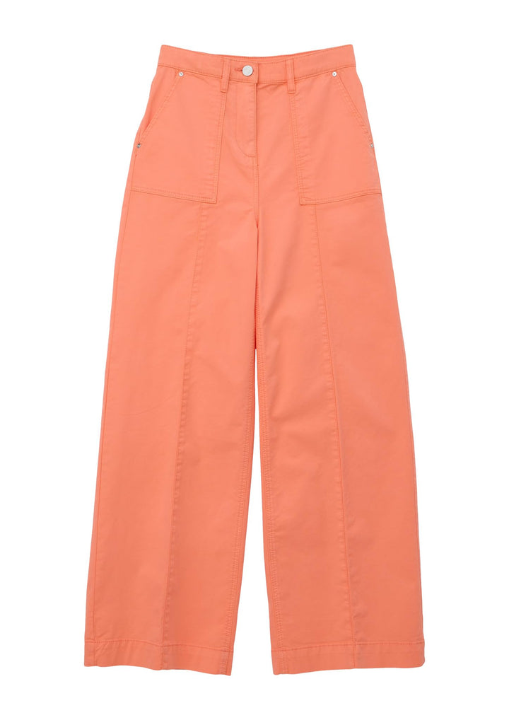 s.Oliver Mädchen Hose lang, Wide Leg 134 Orange, 134 Orange