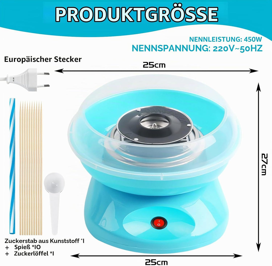 Zuckerwattemaschine Für Zuhause, Zuckerwatte Maschine, Retro Cotton Candy Machine, 450w Für Verschie
