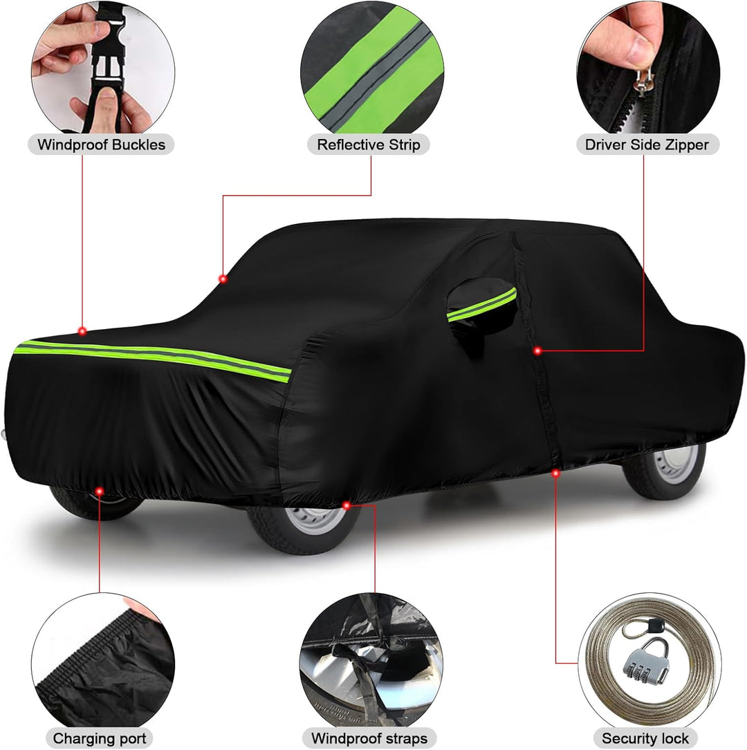 Vollgarage Autoabdeckung Ersatz für 128 1969-1990, Auto Abdeckplane Autogarage Ganzgarage, Atmungsak