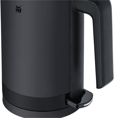 WMF KÜCHENminis Wasserkocher 0,8 Liter, Deep Black Design, 1.800 Watt, Verdecktes Heizelement aus Ed