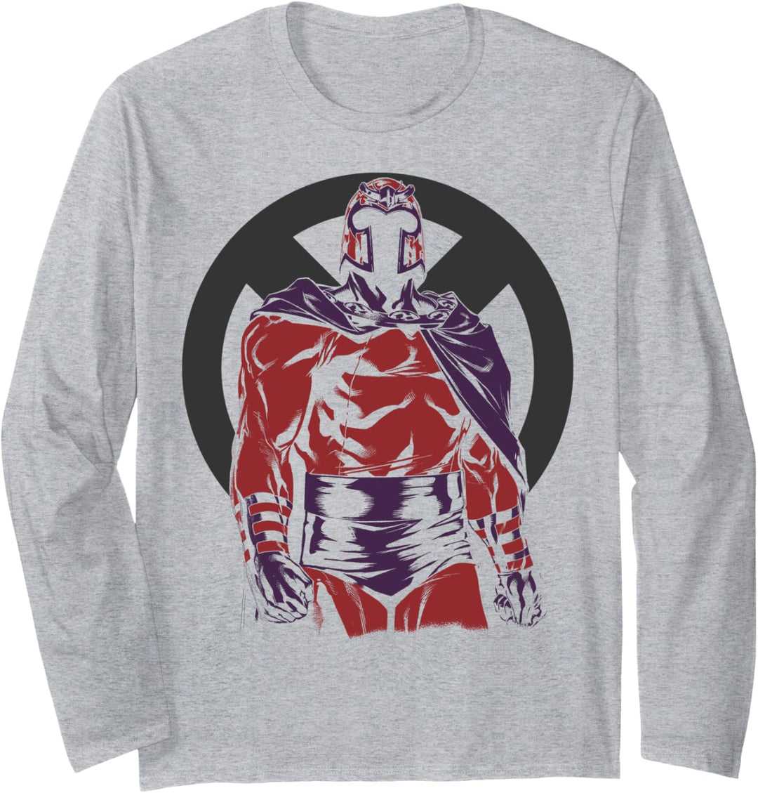 Marvel X-Men Magneto Epic Tonal Silhouetted Langarmshirt