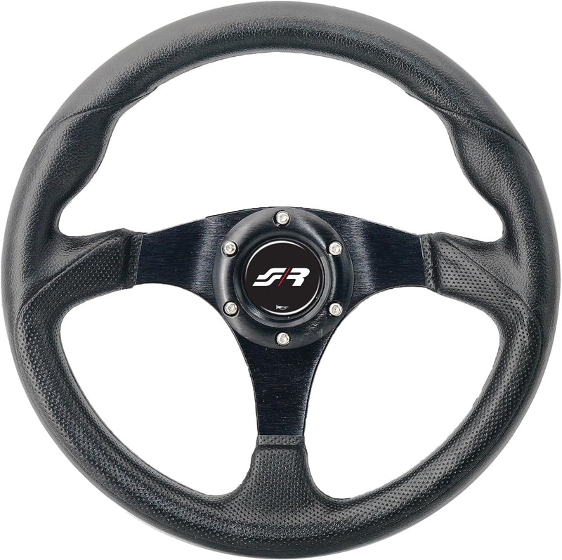 Simoni Racing BPU320N Barchetta Universal Steering Wheel, Schwarz