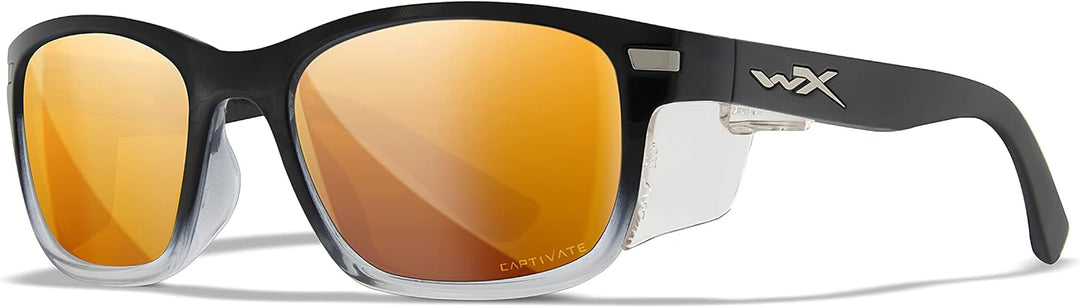 Wiley X Unisex Acpea06 Sonnenbrille, Gris, M-L