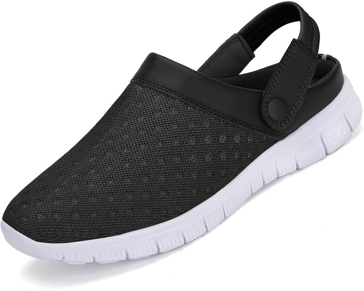 SAGUARO Sommer Clogs Herren Gartenschuhe Damen Hausschuhe Leicht Pantolette rutschfest Badelatschen