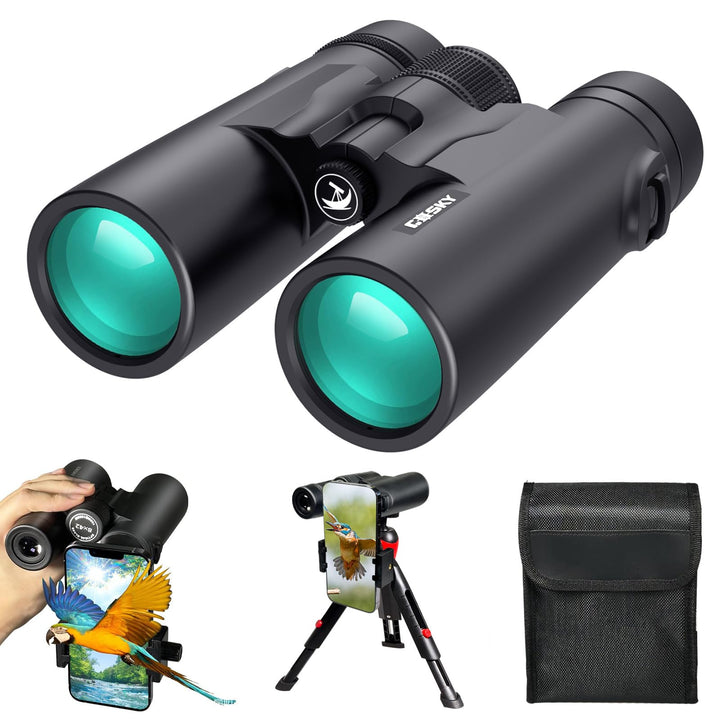 Gosky 8 x 42 Dachprismen-Fernglas für Erwachsene, HD-Fernglas für Vogelbeobachtung, Reisen, Sternenb