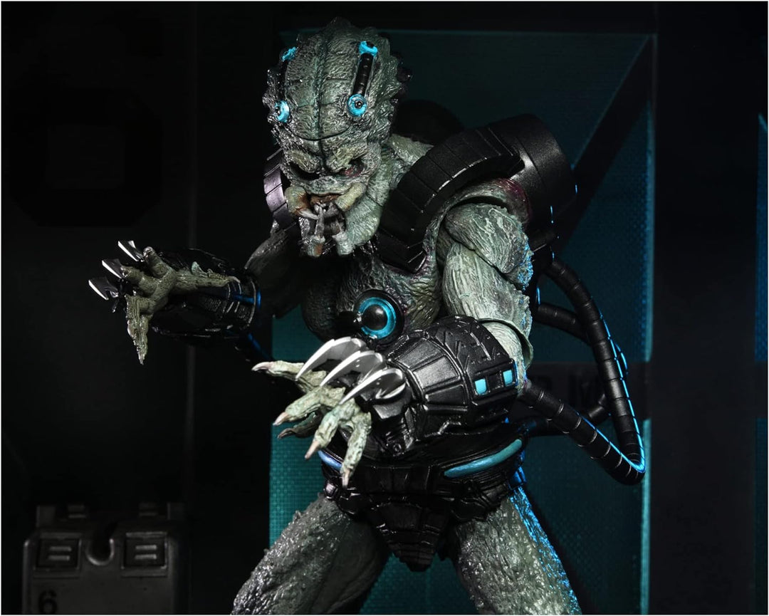 NECA Predator Concrete Jungle Figur Ultimate Deluxe Stone Heart aus Kunststoff, Geschenkverpackung.