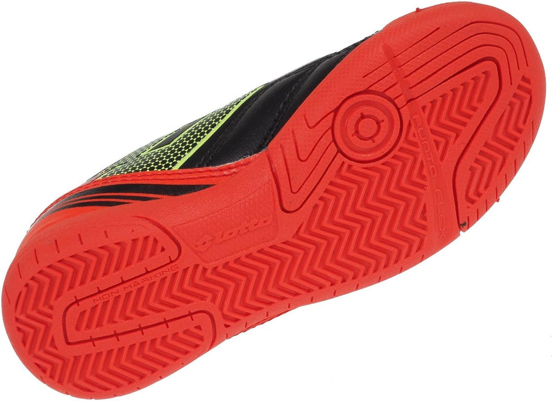 Lotto Spider XI ID Junior SL, Jungen, Black/Yellow Safety, 31 EU Black Yellow Safety