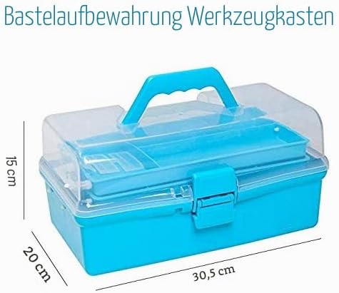 Quilling-Set, Quilling-Werkzeuge, Papier-Quilling-Set mit Aufbewahrungsbox Blaue Box, Blaue Box