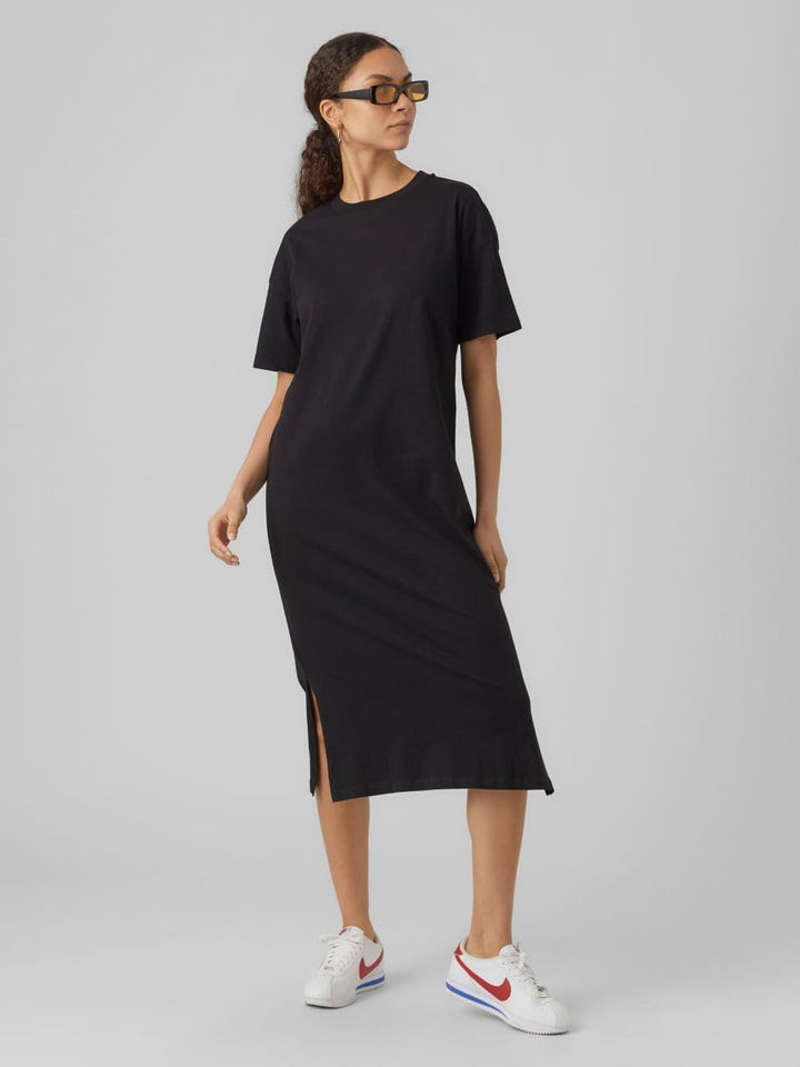VERO MODA Damen Vmmolly Ss Oversize Calf Dress Noos Pett, XXS