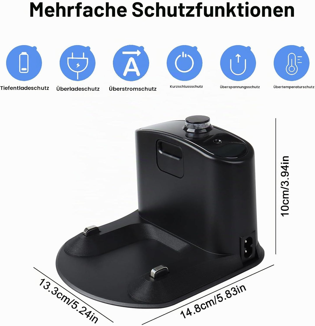 Dock-Ladestation für Roomba, Ersatz-Roomba-Dockingstation, kompatibel mit Staubsaugern der Serien iR