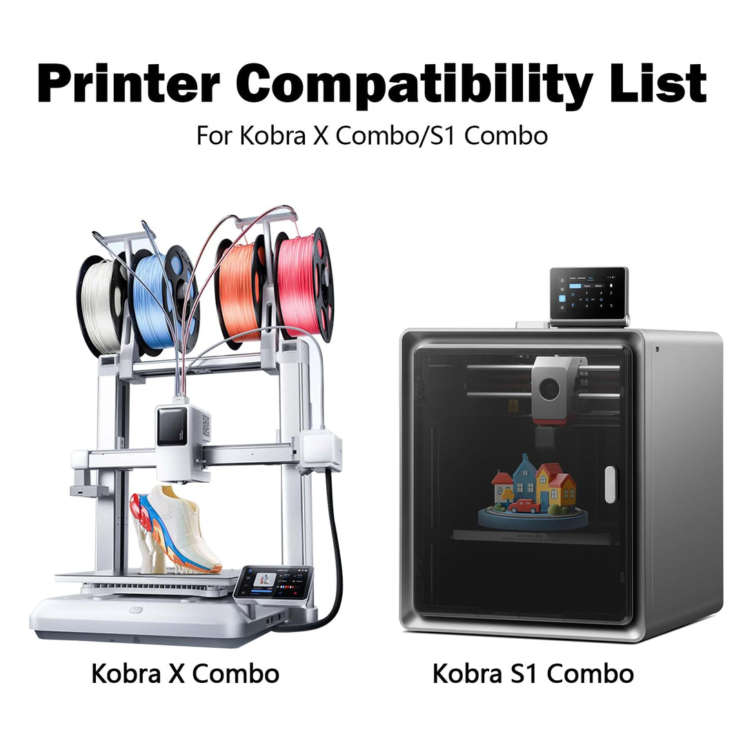 HzdaDeve 266x276MM für Kobra X/S1 Combo Build Plate PEI Blatt Doppelseitige Texturierte Platte Behei