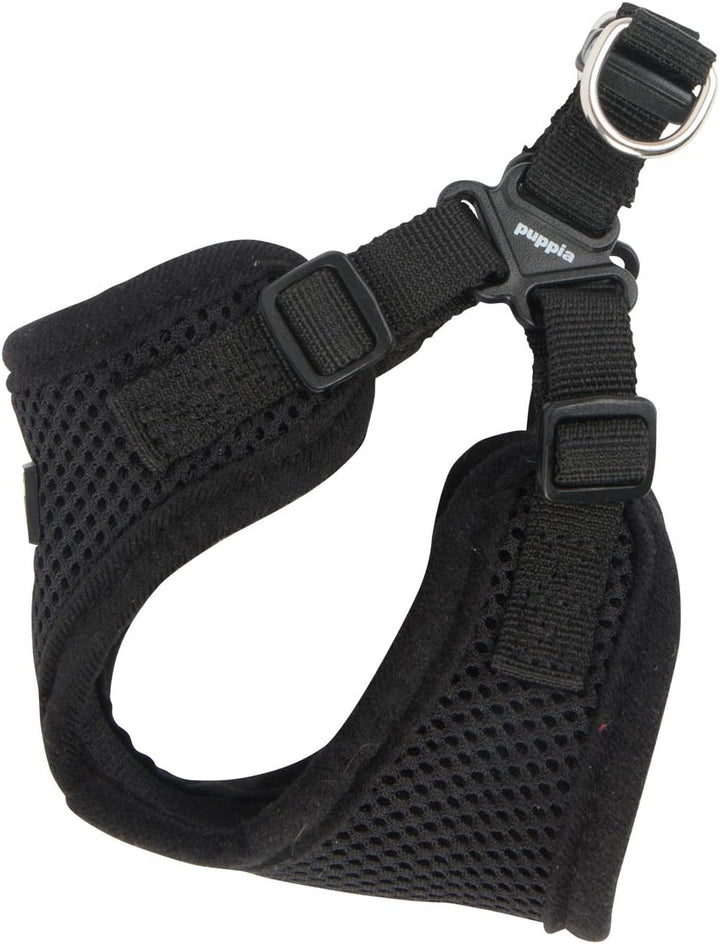 Puppia PARA-HC1533 SOFT HARNESS C, M, schwarz M schwarz, M schwarz