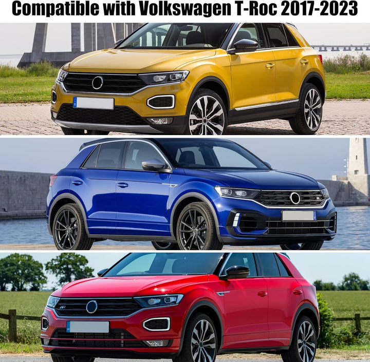 Opaltool Halbgarage für 2017-2023 VW T-ROC, Silberne Massgeschneidertes Autogarage Softtop Halbabdec