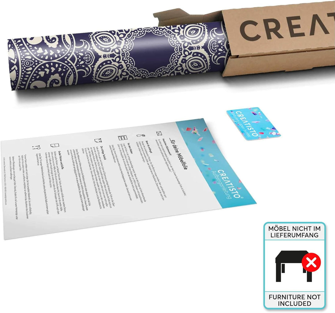 Möbel-Folie passend für IKEA Lack Tisch 90x55 cm I Möbeldekoration - Möbel-Sticker Aufkleber Folie I