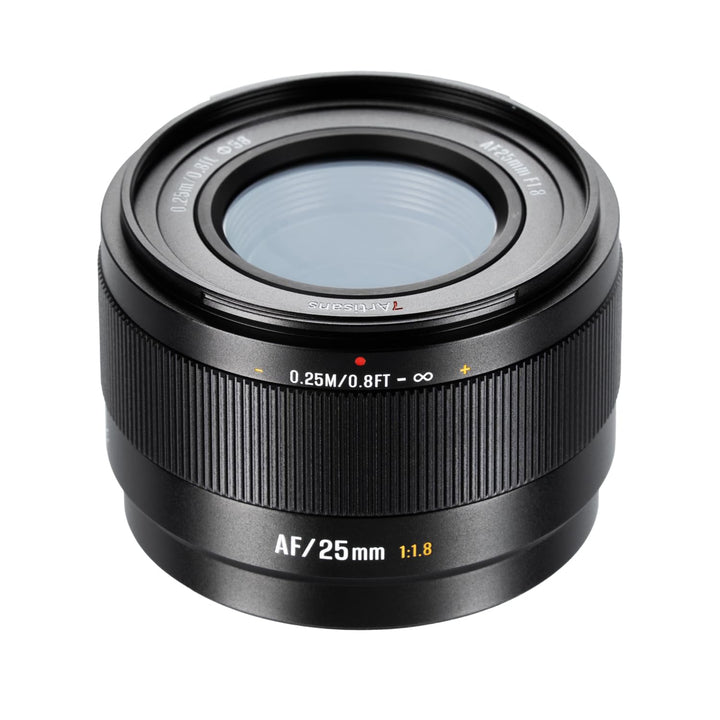 7artisans AF 25mm F1.8 Objektiv für Sony E (APS-C) – leichtes Weitwinkelobjektiv mit STM-AF, Metallb