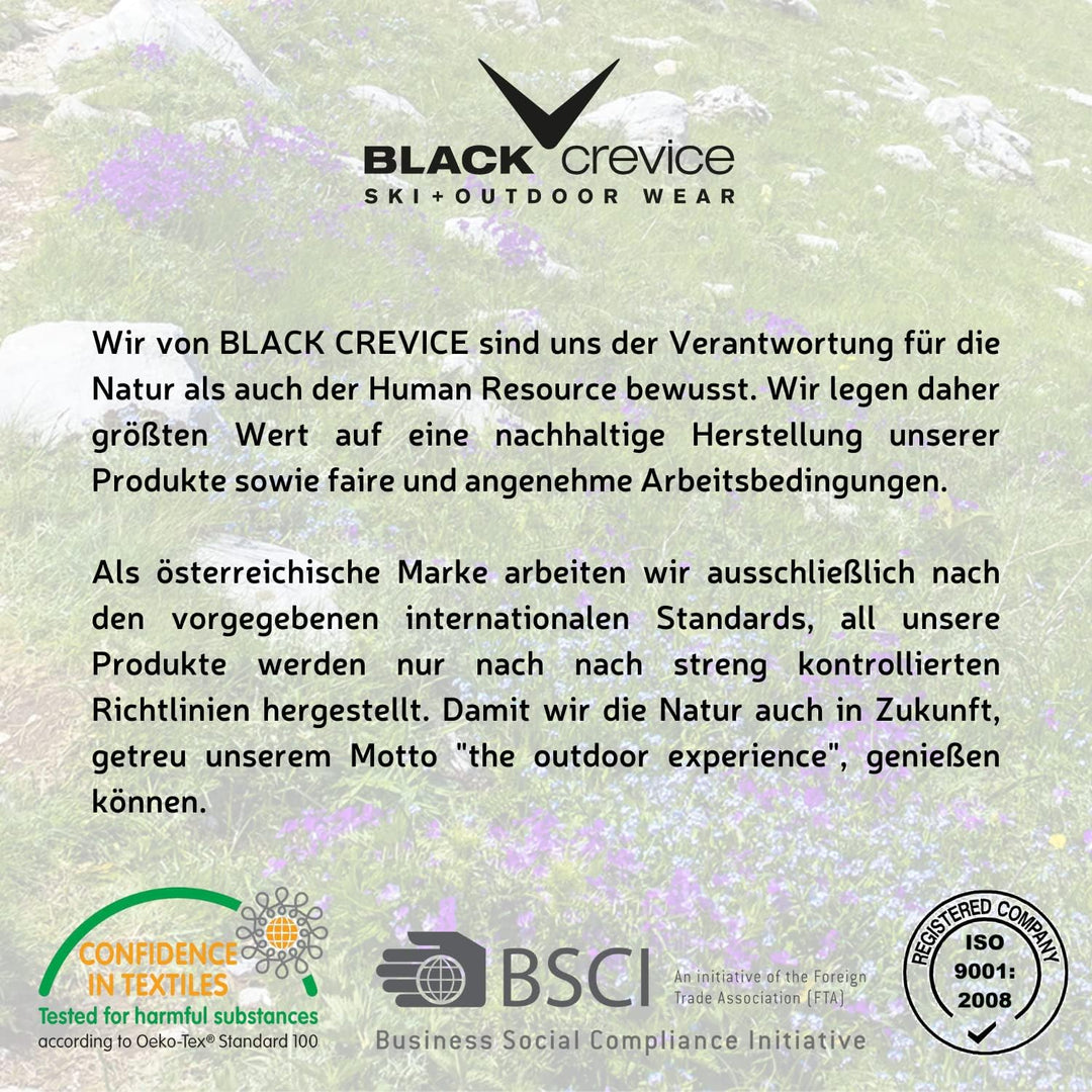 Black Crevice Herren-Hybrid-Weste I Herren-Sportweste Grössen I Herren-Outdoor-Weste I isolierende &