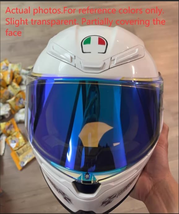 PSLER Helmvisier für K6 K6s - Helmgesichtsschutz Getöntes Visier Motorradhelm Zubehör Ersatz für K6