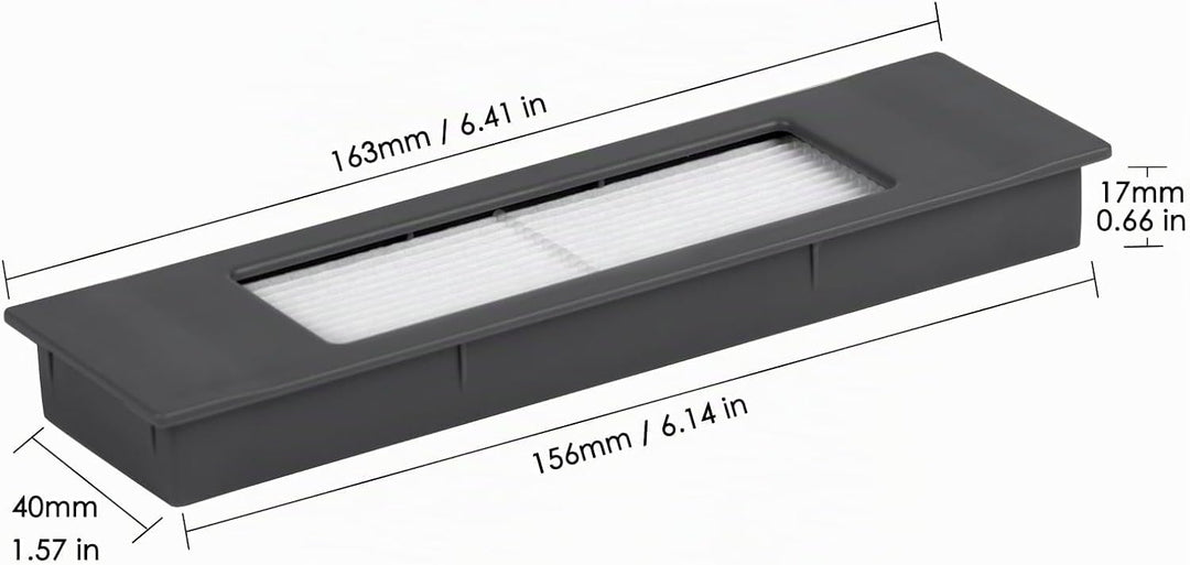 (6 Stück) HEPA Filter Compatible With Ecovacs DEEBOT OZMO N10 Plus T5 T8 T9 T8 AIVI Max 920 950 N5 N