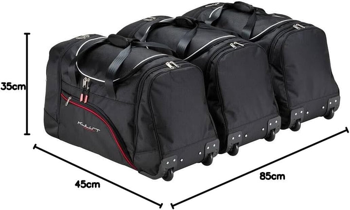 KJUST Dedizierte Reisetaschen 3 stk kompatibel mit CUPRA TERRAMAR PHEV I 2024+