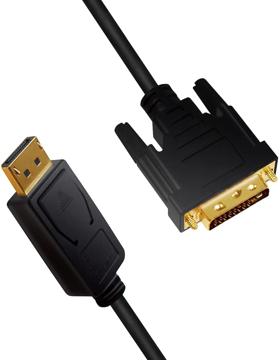 LogiLink CV0130 - DisplayPort (v1.2) auf DVI-D (24+1) Anschlusskabel für FULL HD Auflösungen von 108