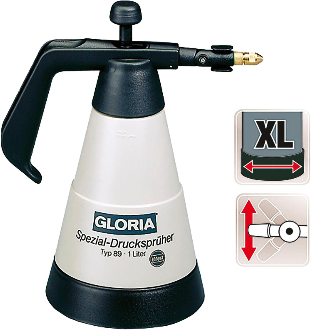 GLORIA Spezial-Drucksprühgerät Typ 89, 1L und Ölfest 1,45L Ölbeständig Single, 1,45L Ölbeständig Sin