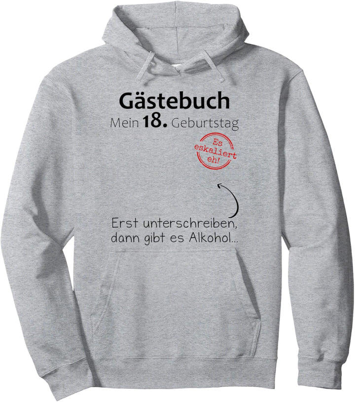18. Geburtstag Junge Mädchen 18 Jahre 2006 Lustig Geschenk Pullover Hoodie