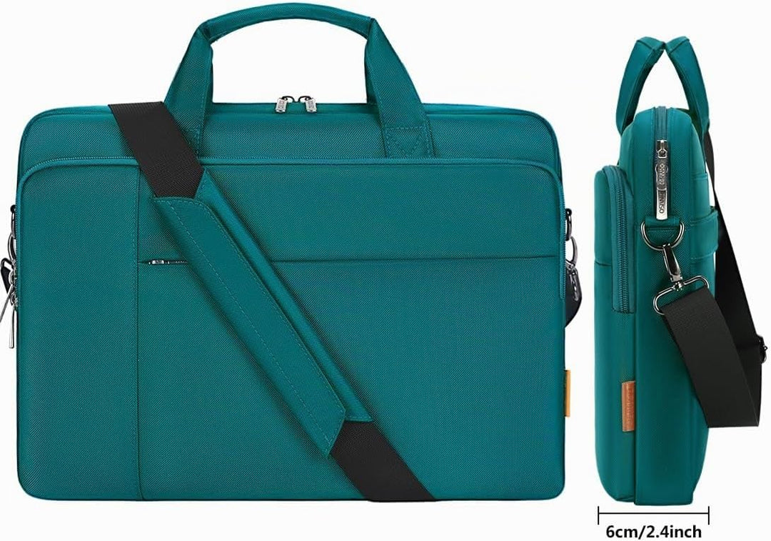 DOMISO 17 Zoll Laptop Tasche Aktentasche Schultertasche Business Wasserdicht Notebooktasche für 17-1