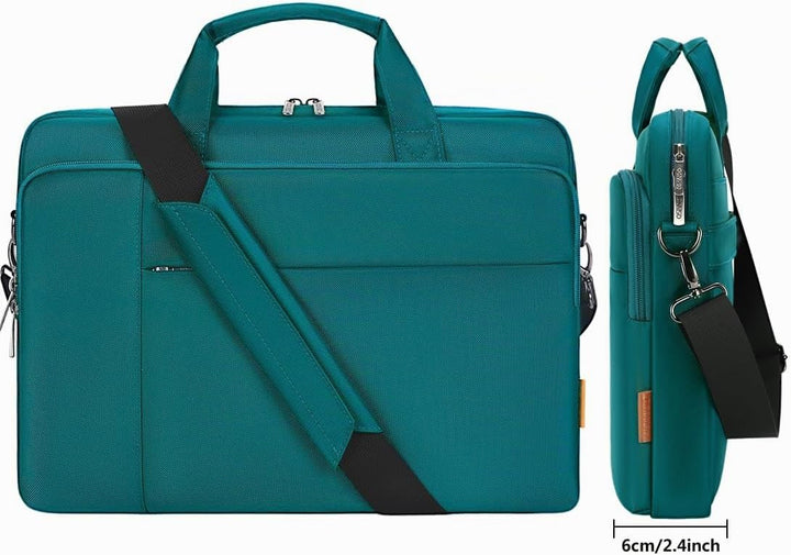 DOMISO 17 Zoll Laptop Tasche Aktentasche Schultertasche Business Wasserdicht Notebooktasche für 17-1