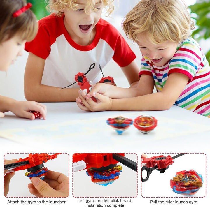 12in1 Kampfkreisel Set, 12 Kampfkreisel 2 Launchers, Bey Burst Turbo Blade Set, Kreisel BattleSet Mi