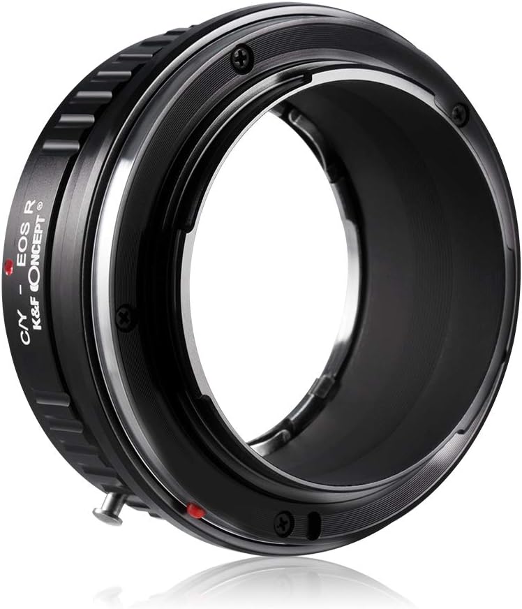 K&F Concept C/Y-EOS R Bajonettadapter Objektiv Ring für Contax Yashica C/Y Objektiv auf Canon EOS R-