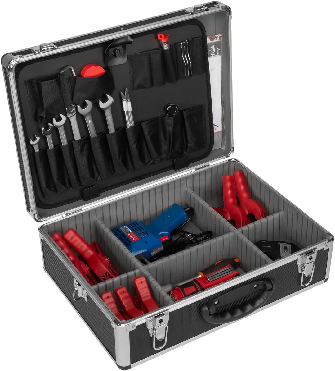 anndora Werkzeugkoffer 70102 Werkzeugkiste Mehrzweckkoffer mit Sortierfächern 46 x 35,5 x 16 cm absc