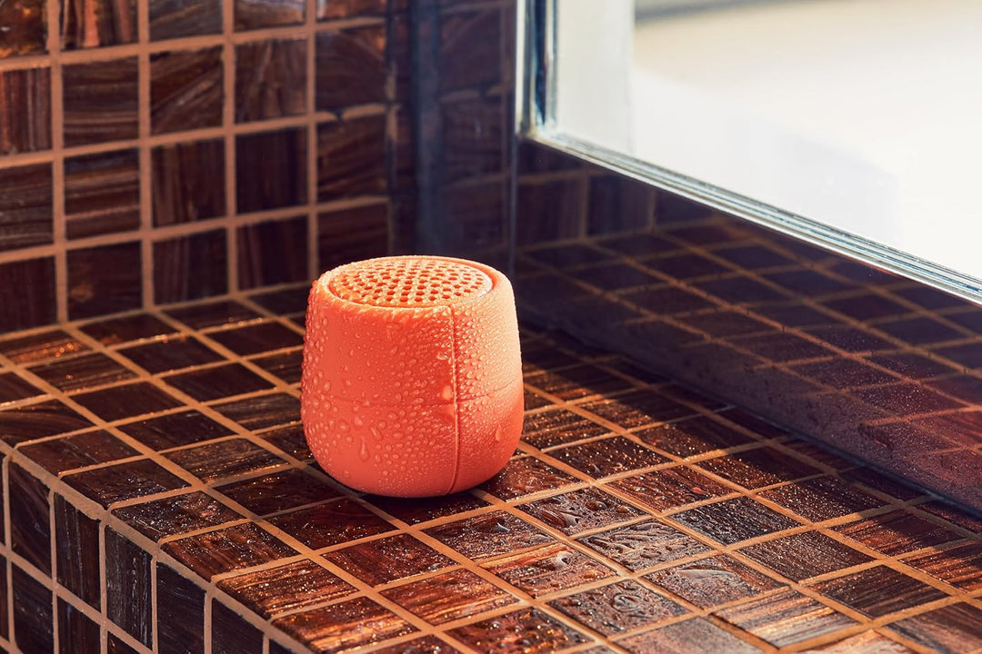 Lexon MINO X - Floatable Water Resistant IPX7 Portable Bluetooth Speaker - 3W - Orange, Orange